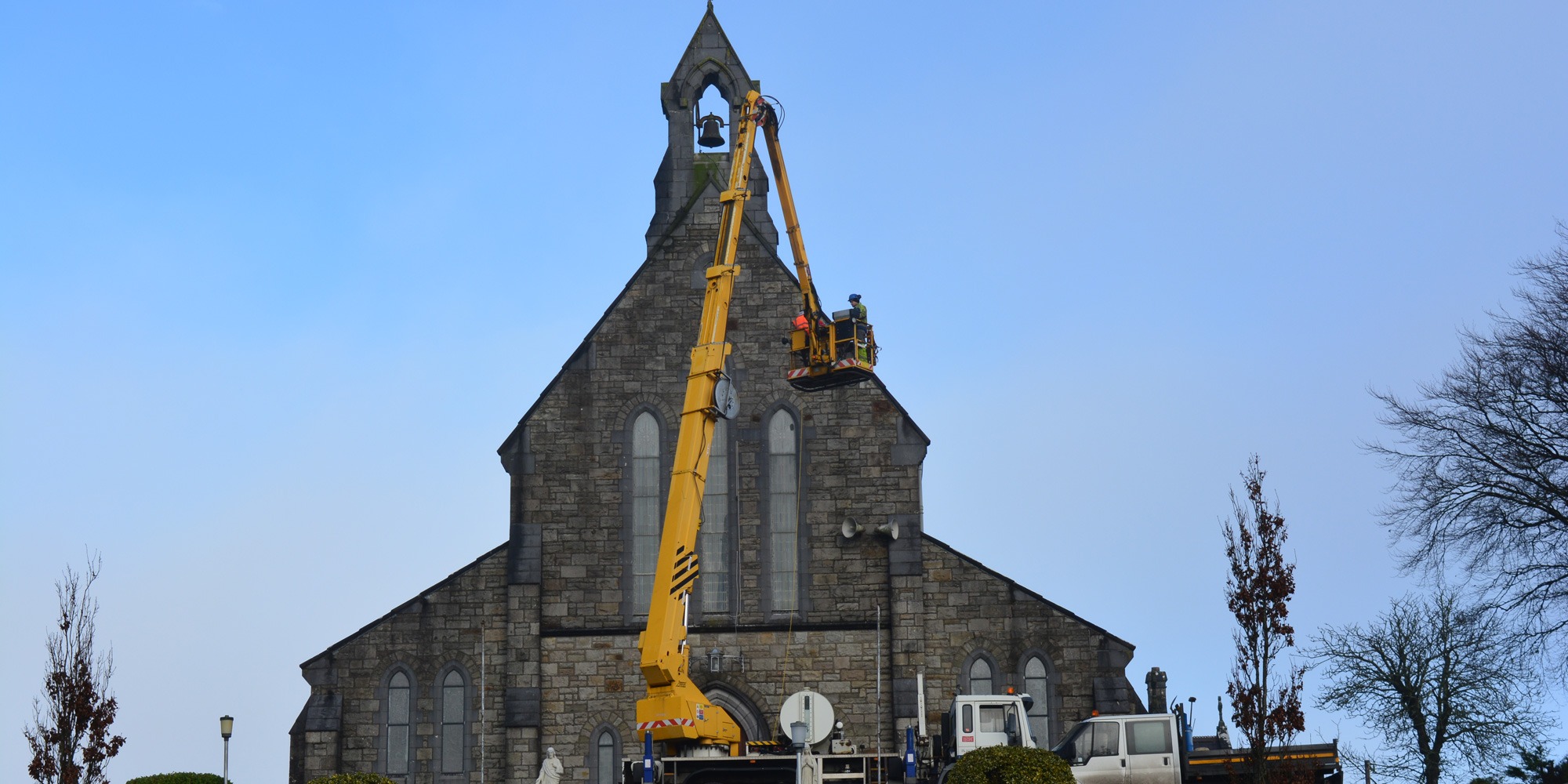 External-cleaning-for-churches-in-Mayo,-Roscommon,-Sligo,-Galway,-Ireland